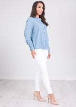 Load image into Gallery viewer, Cherie Denim Printed Shirt
