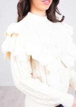 Load image into Gallery viewer, Alice Beige Frill Jumper - The Walk in Wardrobe