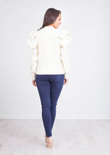 Load image into Gallery viewer, Alice Beige Frill Jumper - The Walk in Wardrobe