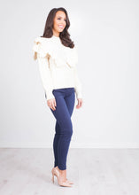 Load image into Gallery viewer, Alice Beige Frill Jumper - The Walk in Wardrobe