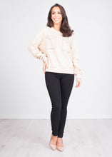 Load image into Gallery viewer, Alice Beige Sweatshirt - The Walk in Wardrobe