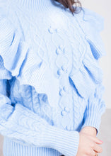 Load image into Gallery viewer, Alice Blue Frill Jumper - The Walk in Wardrobe