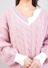 Load image into Gallery viewer, Alice Blush Cable Knit Two Piece - The Walk in Wardrobe