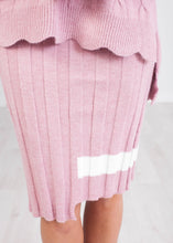 Load image into Gallery viewer, Alice Blush Cable Knit Two Piece - The Walk in Wardrobe