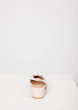 Load image into Gallery viewer, Alice Cream &amp; Black Slingbacks - The Walk in Wardrobe