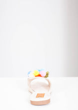 Load image into Gallery viewer, Alice Cream Pom Pom Flats - The Walk in Wardrobe