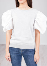 Load image into Gallery viewer, Alice Grey Puff Sleeve Jumper - The Walk in Wardrobe
