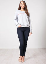 Load image into Gallery viewer, Alice Grey Slogan Sweatshirt - The Walk in Wardrobe