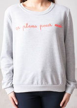 Load image into Gallery viewer, Alice Grey Slogan Sweatshirt - The Walk in Wardrobe