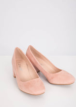 Load image into Gallery viewer, Alice Pink Block Heels - The Walk in Wardrobe