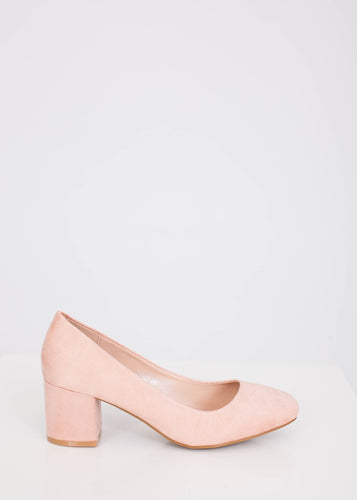 Alice Pink Block Heels - The Walk in Wardrobe