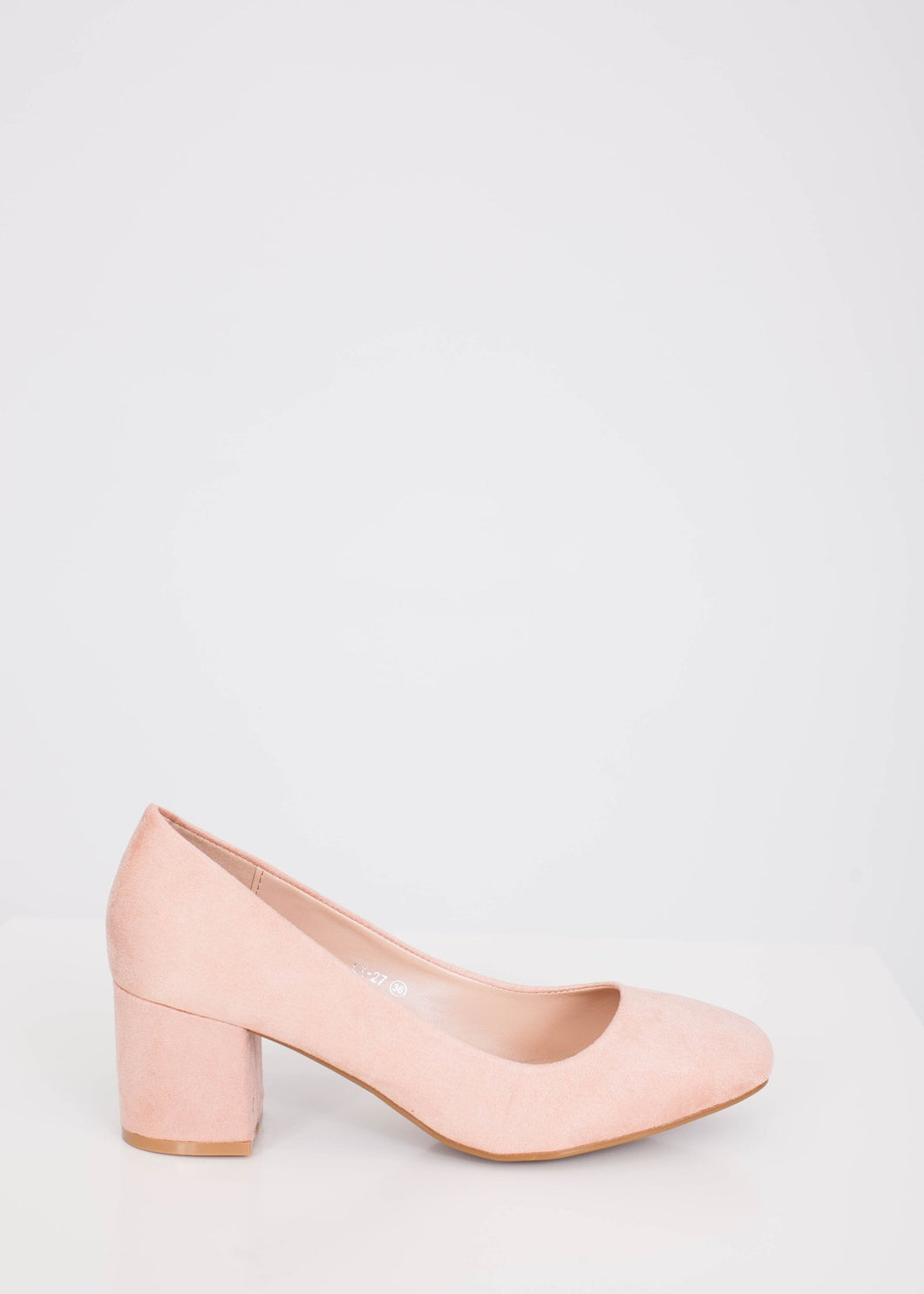 Alice Pink Block Heels - The Walk in Wardrobe