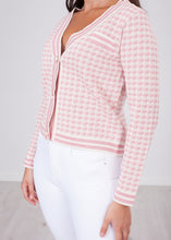 Load image into Gallery viewer, Alice Pink &amp; Cream Cardigan - The Walk in Wardrobe