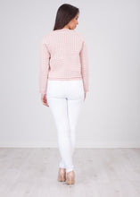 Load image into Gallery viewer, Alice Pink &amp; Cream Cardigan - The Walk in Wardrobe