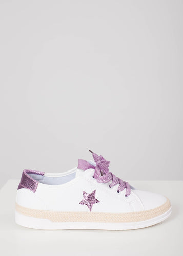 Alice Purple Star Trainers - The Walk in Wardrobe