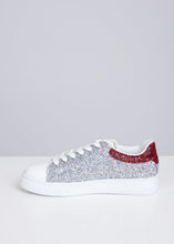 Load image into Gallery viewer, Alice Silver Trainers - The Walk in Wardrobe
