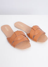 Load image into Gallery viewer, Alice Tan Sliders - The Walk in Wardrobe