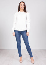 Load image into Gallery viewer, Alice White Collar Top - The Walk in Wardrobe