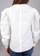 Load image into Gallery viewer, Alice White Collar Top - The Walk in Wardrobe