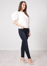 Load image into Gallery viewer, Alice White Puff Sleeve Jumper - The Walk in Wardrobe