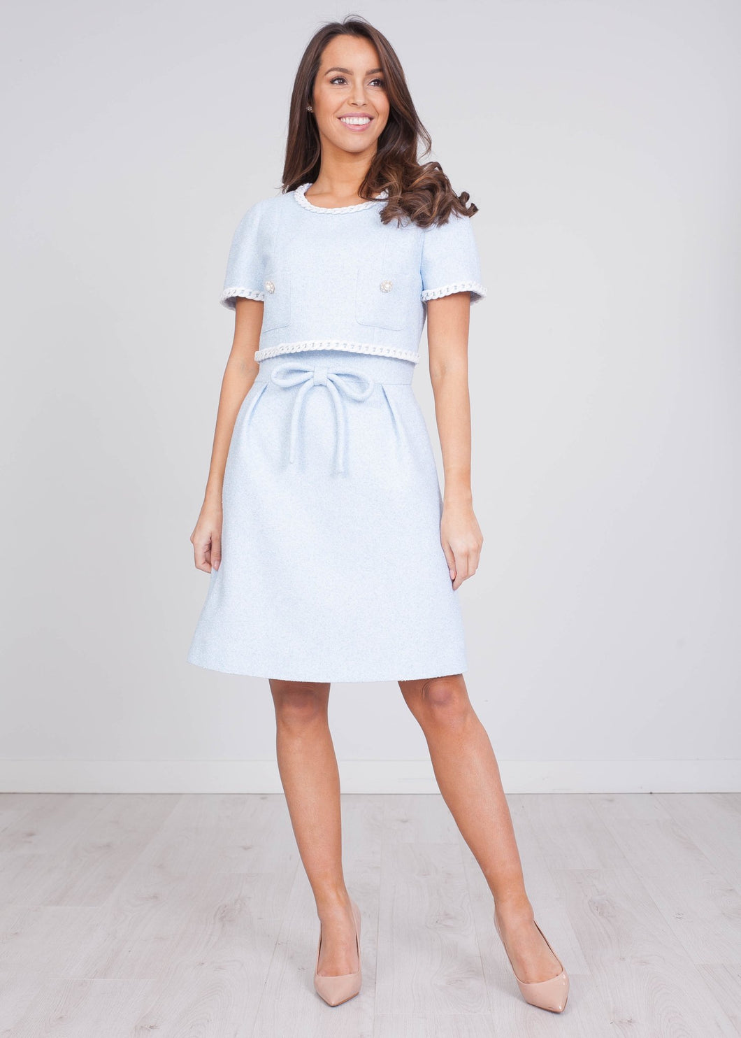 Aliyah Blue Dress - The Walk in Wardrobe