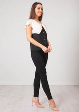 Load image into Gallery viewer, Aliyah Cream &amp; Black Blouse - The Walk in Wardrobe