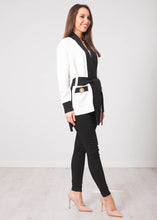 Load image into Gallery viewer, Aliyah Cream &amp; Black Cardigan - The Walk in Wardrobe