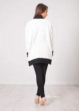 Load image into Gallery viewer, Aliyah Cream &amp; Black Cardigan - The Walk in Wardrobe