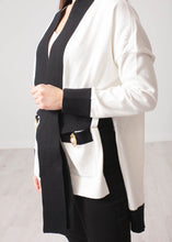 Load image into Gallery viewer, Aliyah Cream &amp; Black Cardigan - The Walk in Wardrobe