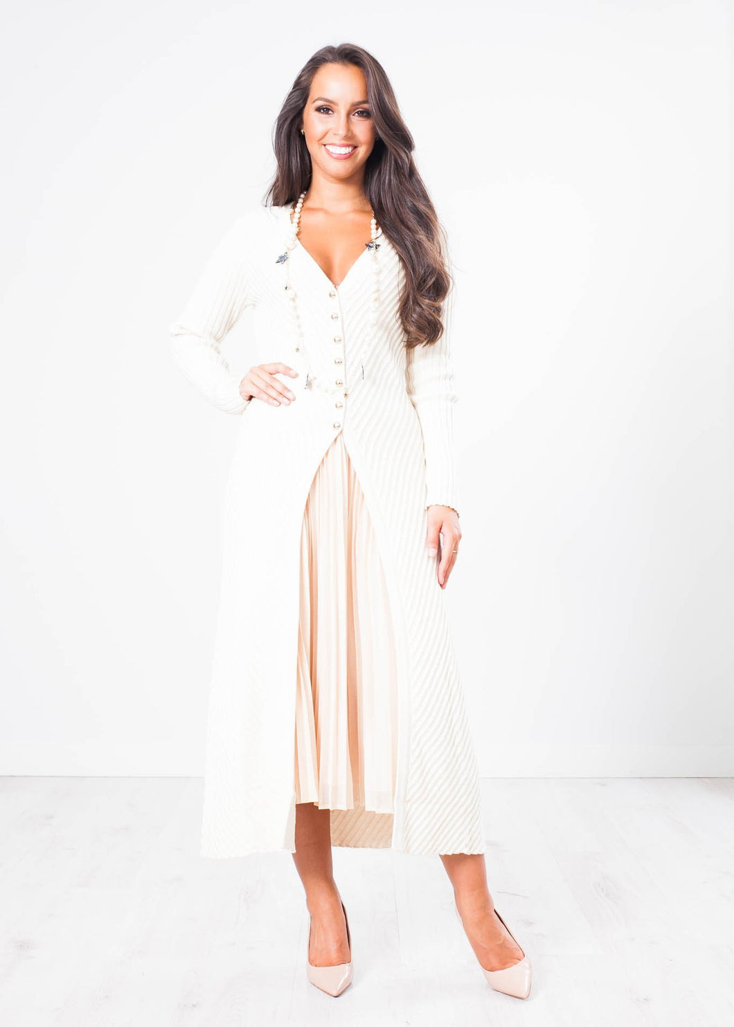 Aliyah Cream Two Piece - The Walk in Wardrobe