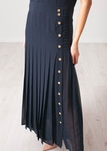 Load image into Gallery viewer, Aliyah Navy Dress - The Walk in Wardrobe