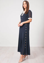 Load image into Gallery viewer, Aliyah Navy Dress - The Walk in Wardrobe