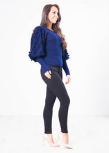 Load image into Gallery viewer, Aliyah Navy Jumper - The Walk in Wardrobe