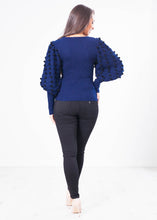 Load image into Gallery viewer, Aliyah Navy Jumper - The Walk in Wardrobe