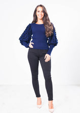 Load image into Gallery viewer, Aliyah Navy Jumper - The Walk in Wardrobe