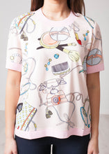 Load image into Gallery viewer, Aliyah Printed Pink Top - The Walk in Wardrobe