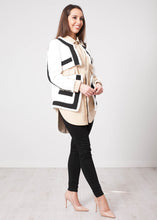 Load image into Gallery viewer, Aliyah White &amp; Black Jacket - The Walk in Wardrobe