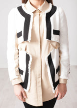 Load image into Gallery viewer, Aliyah White &amp; Black Jacket - The Walk in Wardrobe