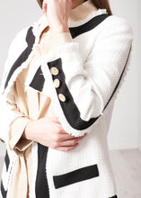 Load image into Gallery viewer, Aliyah White &amp; Black Jacket - The Walk in Wardrobe