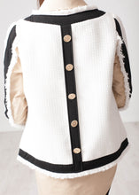 Load image into Gallery viewer, Aliyah White &amp; Black Jacket - The Walk in Wardrobe