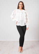 Load image into Gallery viewer, Aliyah White Blouse - The Walk in Wardrobe
