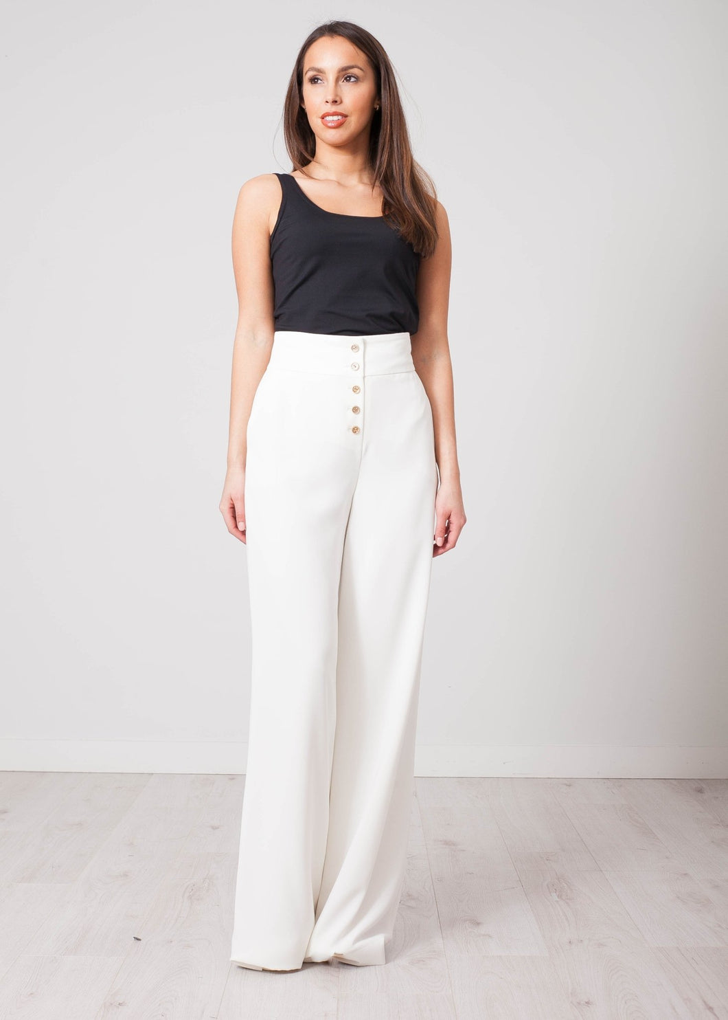 Aliyah White Trousers - The Walk in Wardrobe