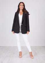 Load image into Gallery viewer, Arabella Black Boyfriend Blazer - The Walk in Wardrobe