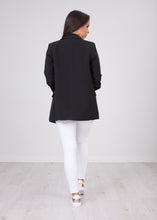 Load image into Gallery viewer, Arabella Black Boyfriend Blazer - The Walk in Wardrobe