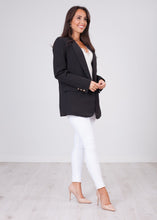 Load image into Gallery viewer, Arabella Black Boyfriend Blazer - The Walk in Wardrobe