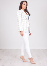 Load image into Gallery viewer, Arabella Cream Mix Blazer - The Walk in Wardrobe