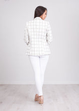Load image into Gallery viewer, Arabella Cream Mix Blazer - The Walk in Wardrobe