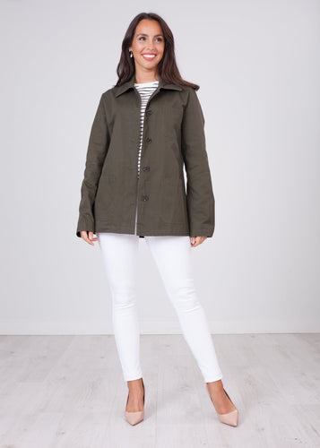 Arabella Khaki Jacket - The Walk in Wardrobe