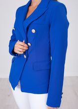 Load image into Gallery viewer, Arabella Royal Blue Blazer - The Walk in Wardrobe