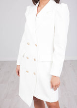 Load image into Gallery viewer, Arabella White Blazer Dress - The Walk in Wardrobe